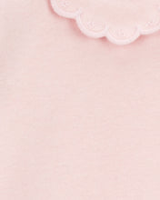 Cargar imagen en el visor de la galería, Scalloped Collar Short-Sleeve Top - Pink

