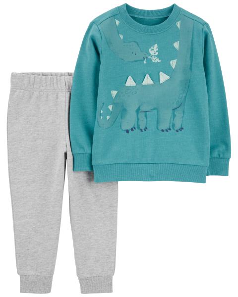 2-Piece Dinosaur Pullover & Jogger Pant Set