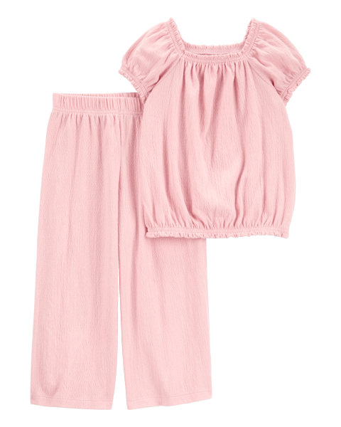 2-Piece Top & Pull-On Pant Set