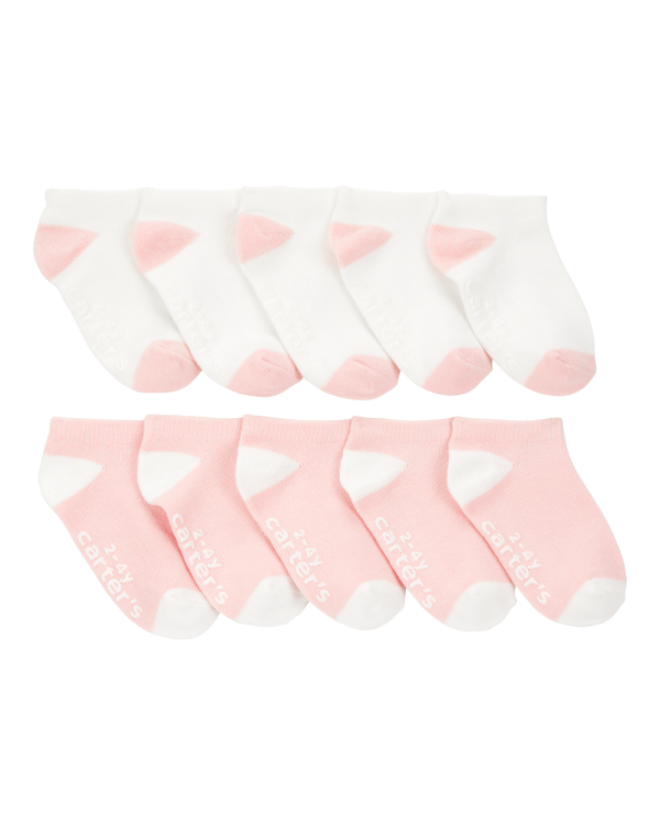 10-Pack No-Show Socks