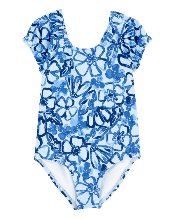 Floral 1-Piece Swimsuit