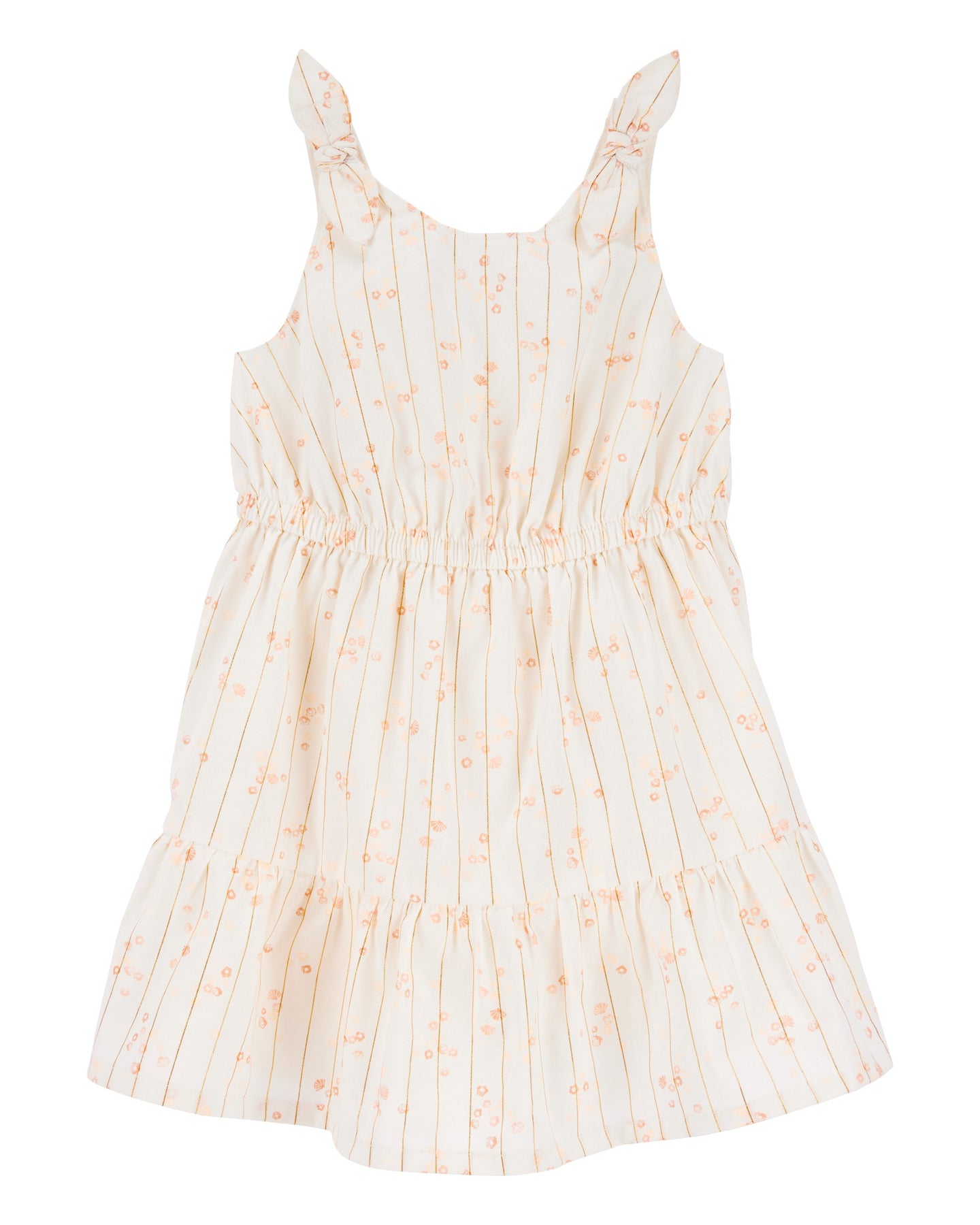Floral Tiered Dress - Ivory