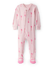Cargar imagen en el visor de la galería, Ballet 100% Cotton 2-Way Zip 1-Piece Pajamas - Pink
