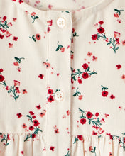 Cargar imagen en el visor de la galería, Christmas Dress ivory floral
