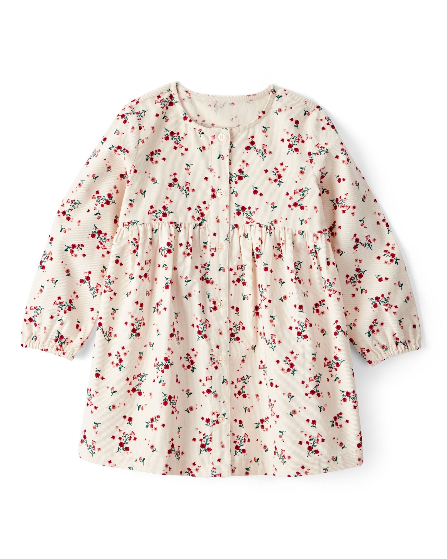 Christmas Dress ivory floral