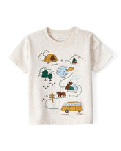 Cargar imagen en el visor de la galería, Camping Short-Sleeve Graphic Tee - Ivory
