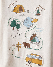 Cargar imagen en el visor de la galería, Camping Short-Sleeve Graphic Tee - Ivory
