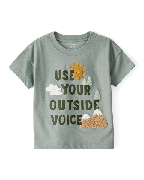Outdoor Voice Short-Sleeve Graphic Tee - Green