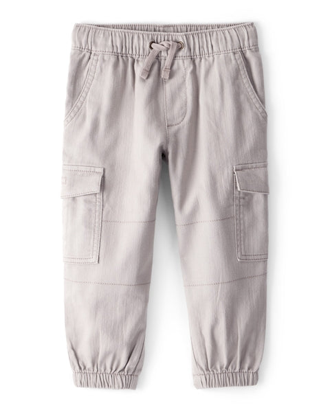 Cotton Fashion Cargo Pants - Grey