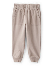 Cargar imagen en el visor de la galería, 2-Piece Striped Quarter Zip Pullover &amp; Pant Set - Ivory/Grey
