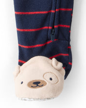 Cargar imagen en el visor de la galería, 1PC Fleece Ftd Navy Stripe Dog Feet

