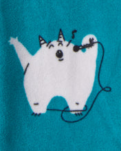 Cargar imagen en el visor de la galería, Monster DreamPlush Snug Fit 2-Piece Pajamas - Teal

