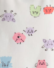 Cargar imagen en el visor de la galería, Monster DreamPlush Long-Sleeve Snug Fit 2-Piece Pajamas - Ivory
