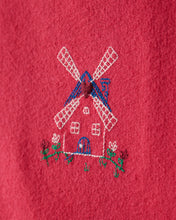 Cargar imagen en el visor de la galería, Floral Windmill French Terry Sweatshirt &amp; Pant Set - Red
