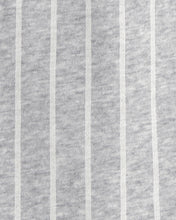 Cargar imagen en el visor de la galería, Striped French Terry Pants - Grey/White

