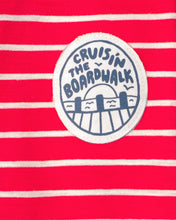 Cargar imagen en el visor de la galería, Striped T-Shirt - Red
