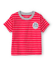 Cargar imagen en el visor de la galería, Striped T-Shirt - Red
