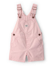 Cargar imagen en el visor de la galería, Heart Pocket Canvas Shortall - Pink
