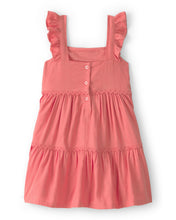 Cargar imagen en el visor de la galería, Ruffle-Sleeve Tiered Dress - Orange
