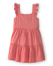 Cargar imagen en el visor de la galería, Ruffle-Sleeve Tiered Dress - Orange
