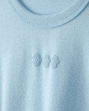 Cargar imagen en el visor de la galería, Flowers French Terry Pullover Sweatshirt - Blue
