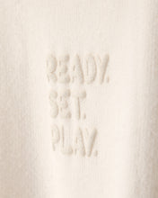 Cargar imagen en el visor de la galería, 'Ready Set Play' French Terry Pullover Sweatshirt - Ivory
