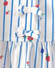 Cargar imagen en el visor de la galería, 2-Piece Strawberry Top &amp; Short Set - Blue/Red

