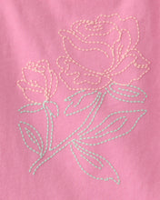 Cargar imagen en el visor de la galería, 2-Piece Floral Top &amp; Skort Set - Pink
