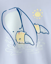 Cargar imagen en el visor de la galería, Whale Short-Sleeve Rashguard - Blue
