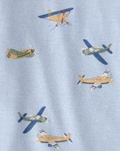 Cargar imagen en el visor de la galería, Plane PurelySoft 2-Piece Pajama Set - Blue
