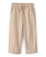 Cargar imagen en el visor de la galería, Striped Linen Pants - Brown
