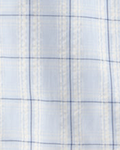 Cargar imagen en el visor de la galería, Plaid Button-Down Shirt - Blue
