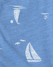 Cargar imagen en el visor de la galería, 2-Piece Sailboat Top &amp; Short Set - Blue
