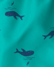Cargar imagen en el visor de la galería, Whale Swim Trunks - Teal

