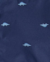 Cargar imagen en el visor de la galería, 2-Piece Dinosaur Polo &amp; Short Set - Grey/Navy
