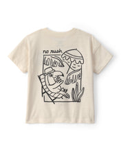 Cargar imagen en el visor de la galería, Playera Con Gráfico Tropical Con Tucán Crema
