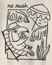 Cargar imagen en el visor de la galería, Playera Con Gráfico Tropical Con Tucán Crema
