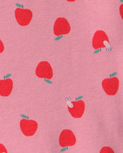Cargar imagen en el visor de la galería, Pijama De 2 Piezas 100% Algodón De Manzanas Rosa
