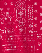 Cargar imagen en el visor de la galería, Bandana Ruffle-Sleeve Top - Red
