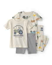 Cargar imagen en el visor de la galería, Pijama De 4 Piezas 100% Algodón Con Estampado Farm
