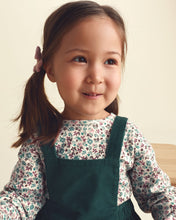 Cargar imagen en el visor de la galería, 2-Piece Floral Corduroy Long-Sleeve Dress Set
