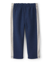 Cargar imagen en el visor de la galería, 3-Piece Color Block Fleece Top &amp; Pant Set - Navy Blue/Grey
