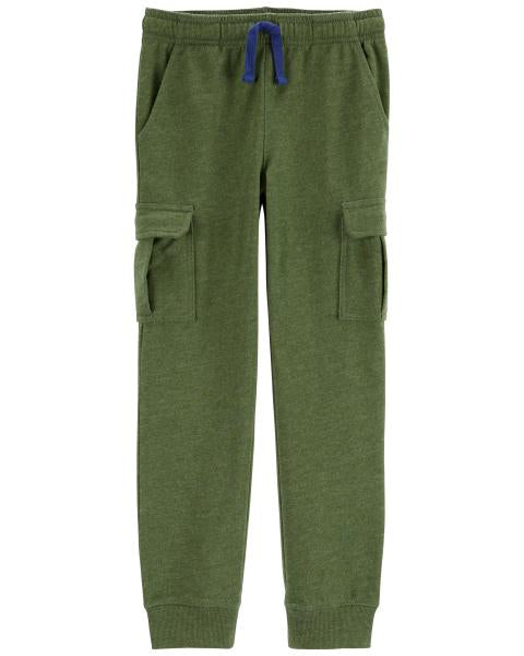 Green 4-Pocket Cargo Pant