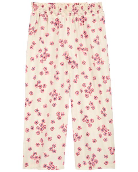 Pull-On Floral LENZING ECOVERO Flare Pants