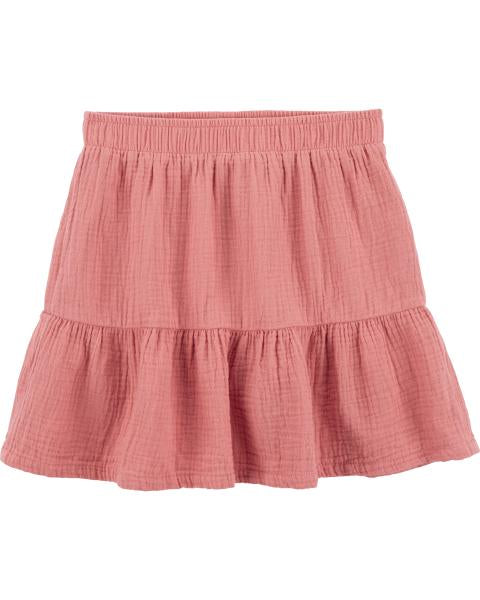 Tiered Gauze Skort