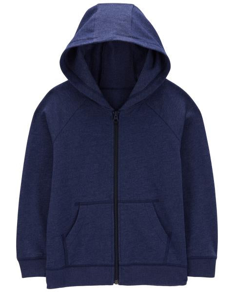 Zip-Up Fleece Hoodie