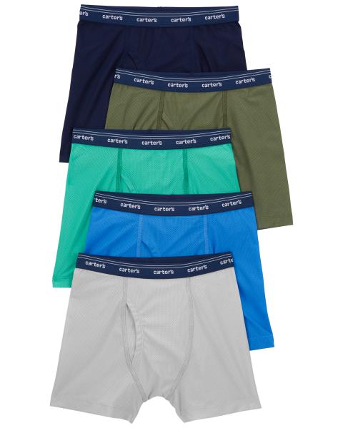 5-Pack Active Mesh Boxer Briefs Underwear