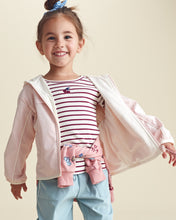 Cargar imagen en el visor de la galería, Toddler Girl Heart Zip-Up Hoodie - Pink
