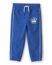 Cargar imagen en el visor de la galería, Toddler Boy 'Let's Play' French Terry Joggers - Blue
