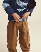 Cargar imagen en el visor de la galería, Toddler Boy Cargo Joggers - Brown
